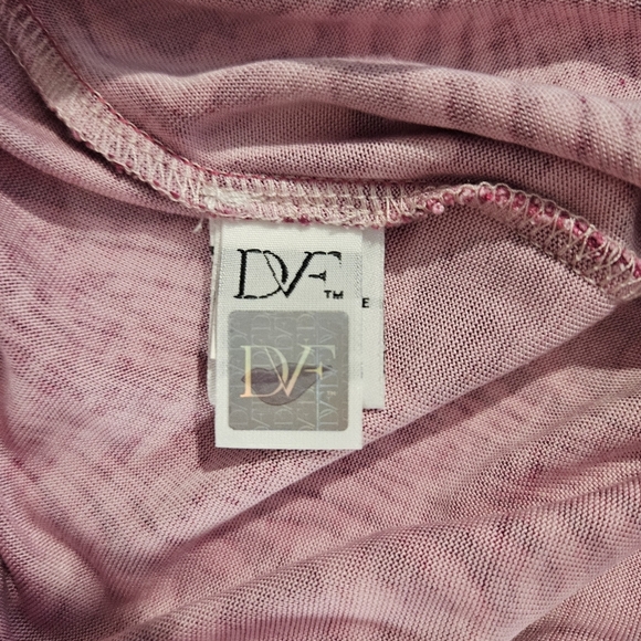 Diane Von Furstenberg New Julian Two Shadow Pink Silk Wrap Dress - Picture 10 of 13